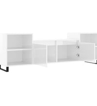 TV-Schrank Hochglanz-Weiß 160x35x55 cm Holzwerkstoff