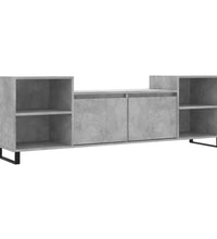 TV-Schrank Betongrau 160x35x55 cm Holzwerkstoff