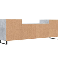 TV-Schrank Betongrau 160x35x55 cm Holzwerkstoff