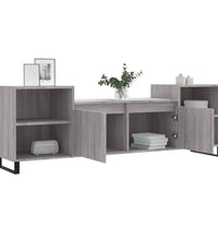 TV-Schrank Grau Sonoma 160x35x55 cm Holzwerkstoff