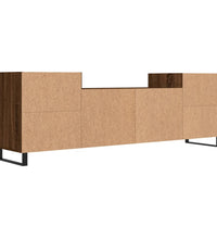 TV-Schrank Braun Eichen-Optik 160x35x55 cm Holzwerkstoff