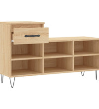 Schuhregal Sonoma-Eiche 102x36x60 cm Holzwerkstoff