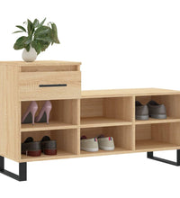 Schuhregal Sonoma-Eiche 102x36x60 cm Holzwerkstoff