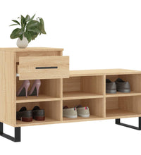 Schuhregal Sonoma-Eiche 102x36x60 cm Holzwerkstoff