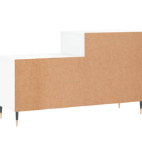 Schuhregal Weiß 102x36x60 cm Holzwerkstoff