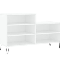 Schuhregal Weiß 102x36x60 cm Holzwerkstoff