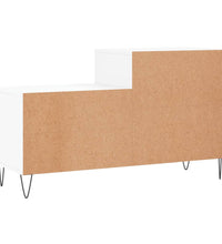 Schuhregal Weiß 102x36x60 cm Holzwerkstoff