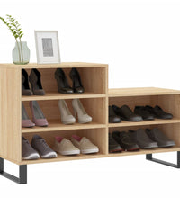 Schuhregal Sonoma-Eiche 102x36x60 cm Holzwerkstoff