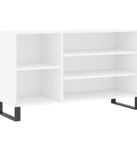 Schuhregal Weiß 102x36x60 cm Holzwerkstoff