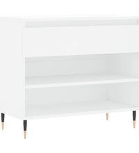 Schuhregal Weiß 70x36x60 cm Holzwerkstoff