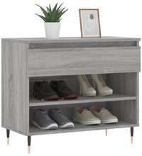 Schuhregal Grau Sonoma 70x36x60 cm Holzwerkstoff