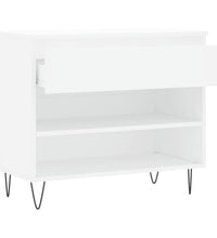 Schuhregal Weiß 70x36x60 cm Holzwerkstoff