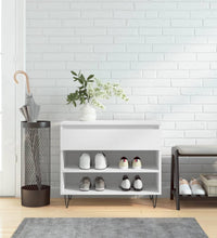 Schuhregal Weiß 70x36x60 cm Holzwerkstoff