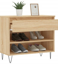 Schuhregal Sonoma-Eiche 70x36x60 cm Holzwerkstoff