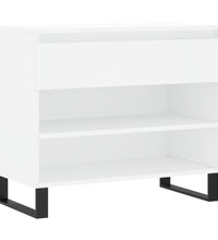 Schuhregal Weiß 70x36x60 cm Holzwerkstoff