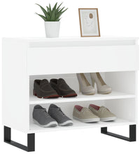 Schuhregal Weiß 70x36x60 cm Holzwerkstoff