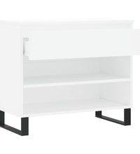 Schuhregal Weiß 70x36x60 cm Holzwerkstoff