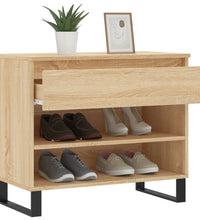 Schuhregal Sonoma-Eiche 70x36x60 cm Holzwerkstoff