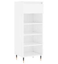 Schuhschrank Hochglanz-Weiß 40x36x105 cm Holzwerkstoff