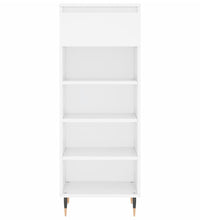 Schuhschrank Hochglanz-Weiß 40x36x105 cm Holzwerkstoff