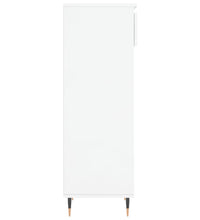 Schuhschrank Hochglanz-Weiß 40x36x105 cm Holzwerkstoff