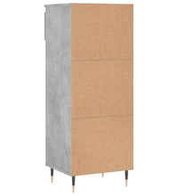 Schuhschrank Betongrau 40x36x105 cm Holzwerkstoff