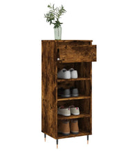 Schuhschrank Räuchereiche 40x36x105 cm Holzwerkstoff