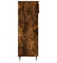Schuhschrank Räuchereiche 40x36x105 cm Holzwerkstoff
