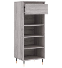 Schuhschrank Grau Sonoma 40x36x105 cm Holzwerkstoff