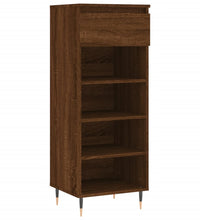 Schuhschrank Braun Eichen-Optik 40x36x105 cm Holzwerkstoff