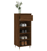 Schuhschrank Braun Eichen-Optik 40x36x105 cm Holzwerkstoff