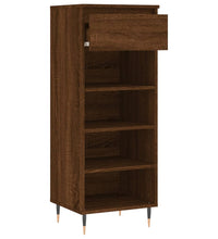 Schuhschrank Braun Eichen-Optik 40x36x105 cm Holzwerkstoff