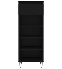 Schuhschrank Schwarz 40x36x105 cm Holzwerkstoff