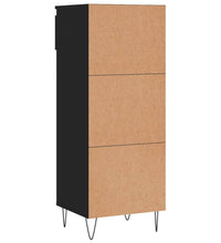 Schuhschrank Schwarz 40x36x105 cm Holzwerkstoff