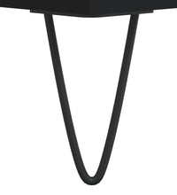 Schuhschrank Schwarz 40x36x105 cm Holzwerkstoff