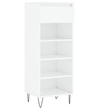 Schuhschrank Hochglanz-Weiß 40x36x105 cm Holzwerkstoff