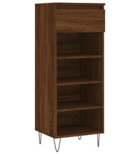 Schuhschrank Braun Eichen-Optik 40x36x105 cm Holzwerkstoff