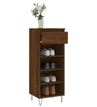 Schuhschrank Braun Eichen-Optik 40x36x105 cm Holzwerkstoff