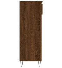 Schuhschrank Braun Eichen-Optik 40x36x105 cm Holzwerkstoff