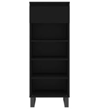 Schuhschrank Schwarz 40x36x105 cm Holzwerkstoff