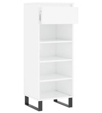 Schuhschrank Hochglanz-Weiß 40x36x105 cm Holzwerkstoff