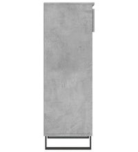 Schuhschrank Betongrau 40x36x105 cm Holzwerkstoff