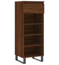 Schuhschrank Braun Eichen-Optik 40x36x105 cm Holzwerkstoff