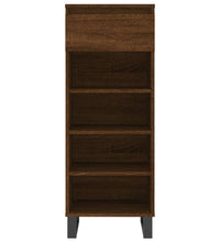 Schuhschrank Braun Eichen-Optik 40x36x105 cm Holzwerkstoff