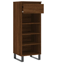 Schuhschrank Braun Eichen-Optik 40x36x105 cm Holzwerkstoff