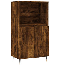 Highboard Räuchereiche 60x36x110 cm Holzwerkstoff