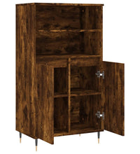 Highboard Räuchereiche 60x36x110 cm Holzwerkstoff