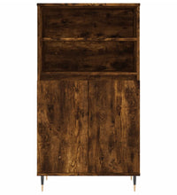 Highboard Räuchereiche 60x36x110 cm Holzwerkstoff