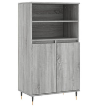 Highboard Grau Sonoma 60x36x110 cm Holzwerkstoff