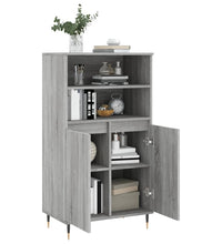 Highboard Grau Sonoma 60x36x110 cm Holzwerkstoff